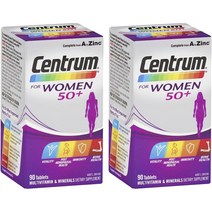 센트룸 포 우먼 멀티비타민 50+ 타블렛, 90개입, 2개