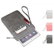 아이패드 라이너 스웨이드 스트랩 파우치 가방, 10인치(9.7 inch)_딥그레이