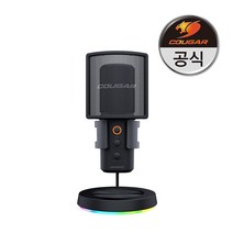 쿠거 RGB 게이밍 스탠드형 PC 컴퓨터 USB허브 음소거버튼 방송 마이크, SCREAMER X