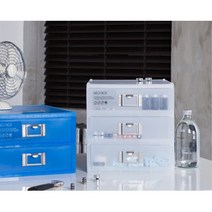 독서실 책상꾸미기 3단장 문구트레이 튼튼한 보관함 약상자 교구, SMOG