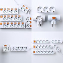 로로스키니 국산 멀티탭 멀티 콘센트 고용량 usb 플러그 대용량 2구 3구 4구 5구 6구, 02. T형 스위치 어댑터 3구