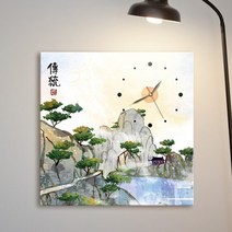 데코밍샵동양화_자연풍경_중형노프레임_노프레임액자_틀없는액자_옆면까지출력, 1타입