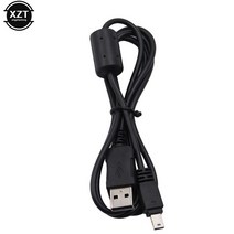 1pc USB 충전기 카시오 Exilim EX-ZR20 ZR200 Z3000 ZR300 ZR1000 ZR1500 EX-TR100 TR150 TR200 ZR15, [01] Black