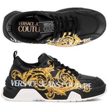 [베르사체] 로고 프린트 73YA3SF6 ZP163 G89 스니커즈