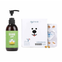 씨스팡 멍멍팔팔 조인트1개 + 멍멍샴푸 1병(190ml), 조인트 1개월+멍멍샴푸1병 (190ml)