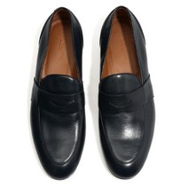 CORNELIANI 꼬르넬리아니 네이비 셰이디드 카프스킨 SPOLETO 레더솔 페니로퍼 CS1SHLP01 -