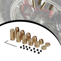 JFG RACING 오토바이 스포크 휠 웨이트 밸런스 리필 키트 슈퍼 모터 듀얼 스포츠 미터법 크루저 빈티지 12개, 12 PCS_Spoke Weights