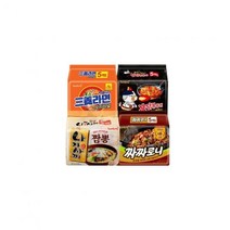 식품 베스트 4종 세트 라면5 불닭볶음면5 짜짜로니5 나가사끼짬뽕5