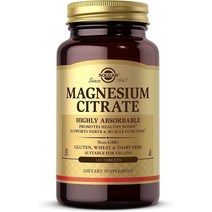 Solgar Magnesium Citrate 솔가 구연산 마그네슘 120정