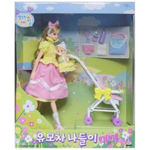 아기유모차 나들이 미미 인형놀이 소품세트 우뇌발달 5세 공주님집 엄마랑