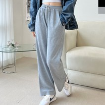 GBB C201 여자빅사이즈플리츠골지와이드밴딩바지