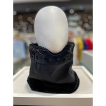 루이까스텔[NC강남] 22S/S LOUIS CASTEL 남여공용 골프 아이루카 로고 포인트 털안감 따뜻한 겨울 방한 넥워머, 블랙