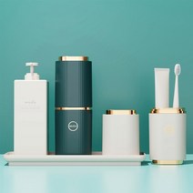 CKLIVING 휴대용 칫솔 케이스 거치대 치약 면도기 통 꽂이 걸이 양치컵 보관함 보관통 욕실소품, 핑크