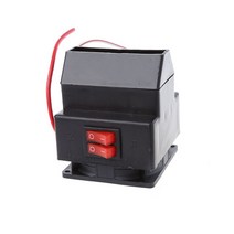 12V팬히터 캠핑용히터 미니히터 휴대용 150W PTC 자동차 차량 난방 히터 팬 성에 제거 김 서림 DC 12V 배, 한개옵션0
