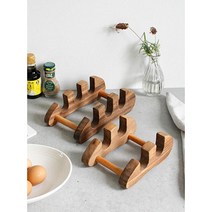 원목 묵직한 도마거치대 4type 도마건조대 도마정리대, 1개, 라운드3구
