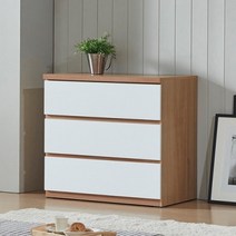 기타 바보사랑[로쏘][로쏘]사토 3단 서랍장 800[무료배송], 화이트아카시아