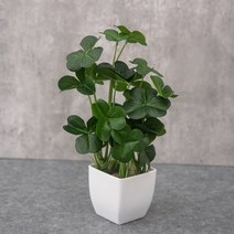 조화 트리 인테리어 25cm 인조 식물 분재 인공 미니 화분 작은 녹지 나무 열대 잎 책상 홈 실내 장식, 05 E_01 With Pot