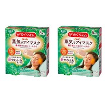 멕리듬 스팀 아이마스크 산림욕향, 2개, 5매입