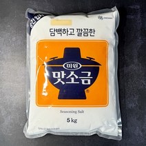 중간입자 맛소금(대상 5K), 5kg, 1개