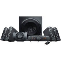 로지텍 Z906 5.1 서라운드 스피커 사운드 500W 35Hz 서브우퍼 TV 게이밍 PC용