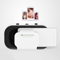 VR SHINECON 안경 모바일 게임용 범용 3604.7 인치 스마트 폰과 호환되는 6.53 HD 영화