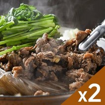 [자연맛남] 횡성한우 소불고기 300g x 2팩 총600g, 단품