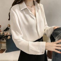 [8자4자] 여성 기본 정장 셔츠블라우스