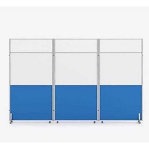 사무용 파티션 방음 가림막 책상 스크린 회의실 가벽, 1. 폭 1m 높이 1.5m(풀보드+부속품)