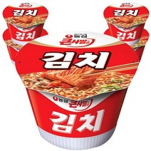 농심 김치 큰사발면 112g, 5개