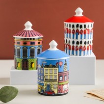 캔들용기 - 디자인 세라믹 ( 350ml ) 인테리어소품, 엔틱성