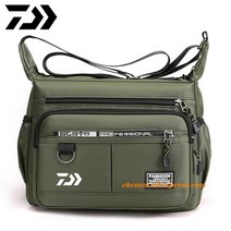 낚시보조가방 Daiwa야외 스포츠 메신저 크로스 바디 숄더백 남성용 낚시 방수 작은 슬링팩 패션, 02 2