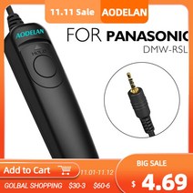 저무리 AODELAN P6 유선 셔터 릴리스 케이블 원격 제어 파나소닉 GH5II DMC-FZ100 FZ150 FZ200 FZ1000 FZ2500; 교체 DMW-RSL1, 단일옵션