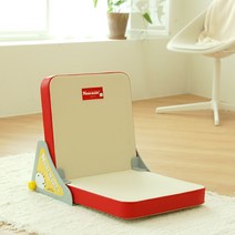 노리마루 매직쿠션 키높이방석 유아좌식의자 2가지 기능, 11_레드아이보리
