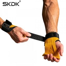 CLT 가죽스트랩 리프팅 그립 웨이트 장갑, [프리미엄 블랙] clater 장갑