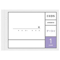 타니시 기획 인쇄CAPS(캡스) 간호·개호 기록 용지 방문 간호 일지 A5