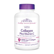 21세기센트리 슈퍼 콜라겐 6000mg 플러스 비타민 C 타블렛, 180정, 1개