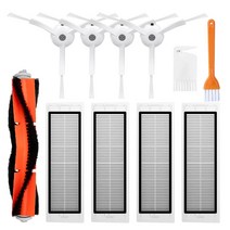 xiaomi roborock s5 s50 s51 s55 s6 s60 s6 순수 진공 청소기 예비 부품 hepa 필터 걸레 천 측면메인 브러시 액세서리, 11개