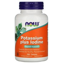 나우푸드 칼륨 포타슘 플러스 요오드 180타블렛 POTASSIUM 아이오딘