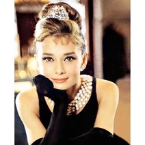 란이네 3D 보석십자수 오드리 햅번 원형큐빅 비즈 DIY키트 DLT-PIN33, 40*50cm