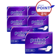 안심 포인트 골드 성인용 속기저귀 보라 6팩(120매)