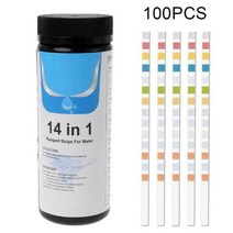 스팟 14-in-1 식수 테스트 키트 우물 및 수돗물 용 수질 테스트 50 100pcs 최고의 가격 319601