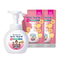 아이깨끗해 용기 250ml + 리필 200ml X 2개 세트, 레몬 용기1+리필2