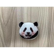 1+1 푸바오그립톡 키링 아기바오 푸공주 팬더 아크릴 그립톡, D