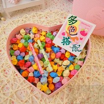 라이팡팡 핸드메이드 별 완제품 행운의 별 종이접기 별 완제품 야광 별 완제품 접이식 야광, 17.5020개 완제품 별 (멀티 컬러 매치)