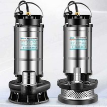 220V 소형 워터 펌프 농사용 물펌프 지하수모터 오수, 750W-1인치 10m (부속 사진참조)