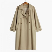 트렌치 여성 가을 클래식 베이직 간절기 코트 맥코트