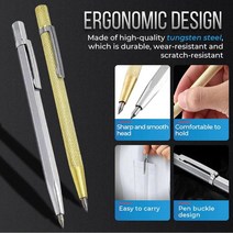 마킹펜 세라믹 메탈 나무 마킹 금속 스틸팁 조각 유리, 실버 UK00204