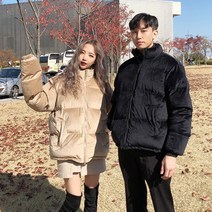 오뉴이 유니섹스 벨벳패딩 패딩점퍼