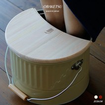 OBAKETSU 히노끼족욕 습식족욕기 일본산 노송 족욕통, 레드