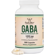 더블우드 가바 GABA 1000mg 서빙 5개월분 300캡슐, 1개, 300정